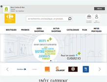 Tablet Screenshot of carrefour-cholet.com